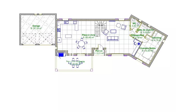 VILLA 4 PIÈCES de 146 m² PLASCASSIER