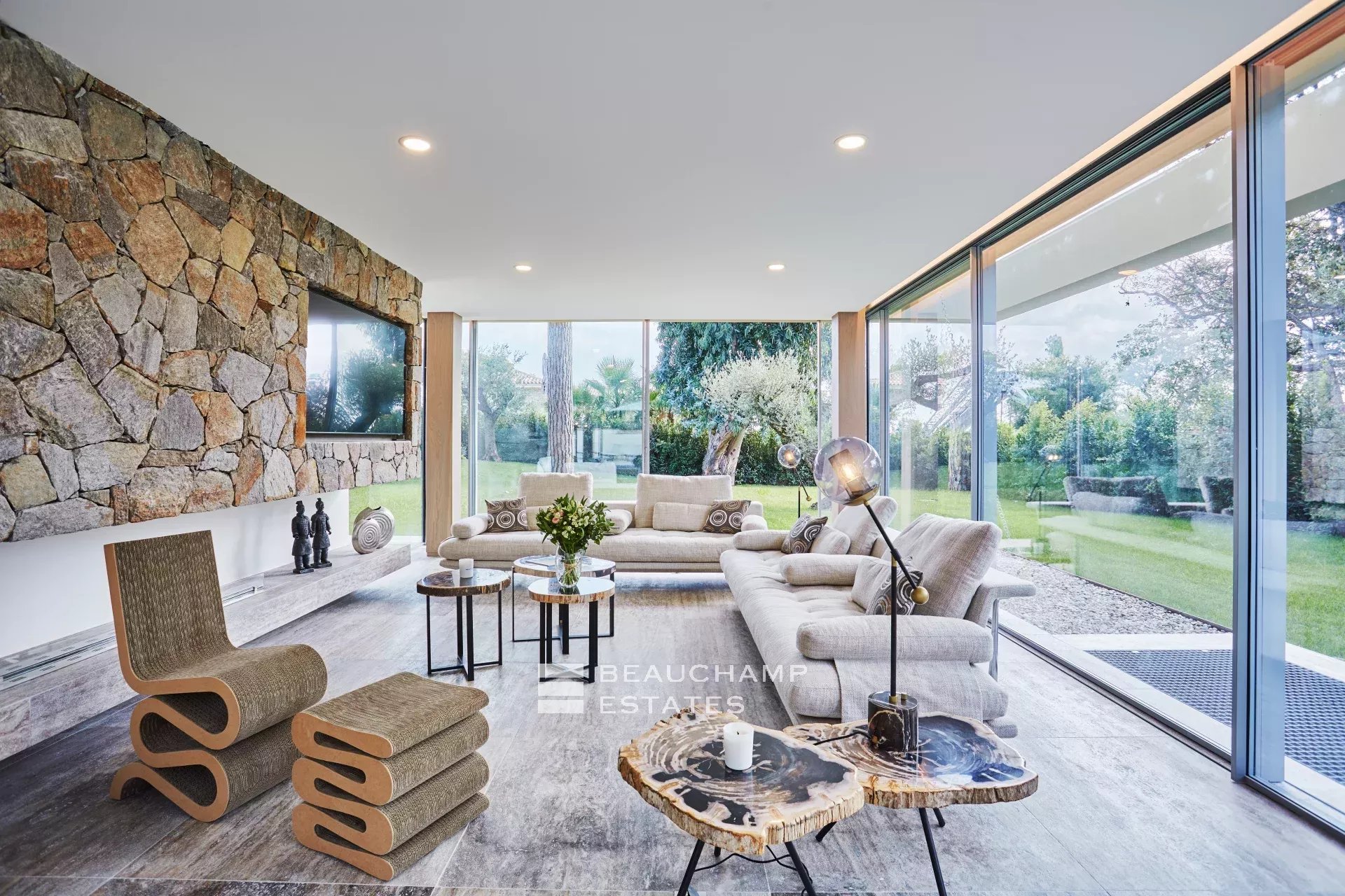 Magnifique villa dans un parc privé à Saint-Tropez