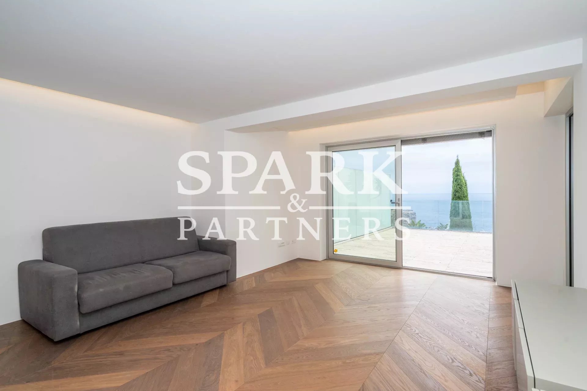 Cap d'Ail - Appartement avec une vue imprenable sur la mer et piscine