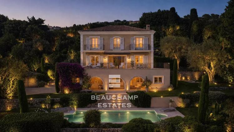 Propriété avec vue mer panoramique - 6 chambres - Cannes Californie