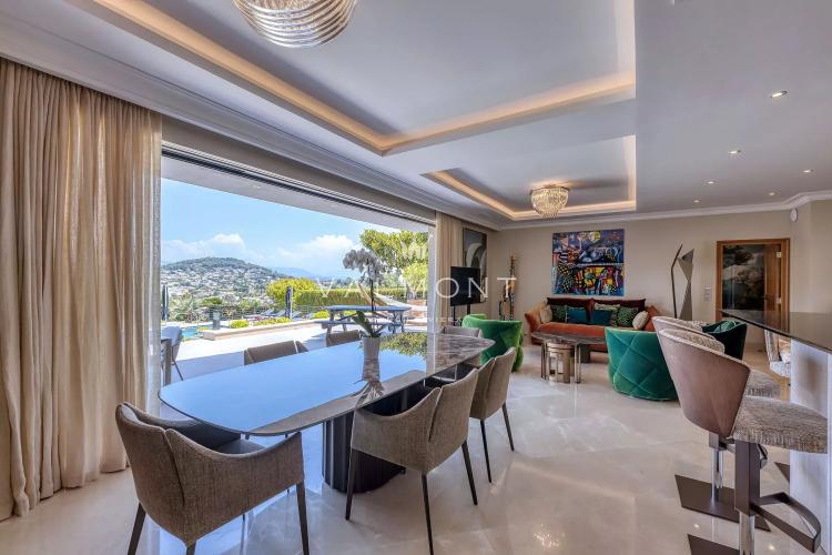 Super Cannes Vallauris renovated villa with panoramic views