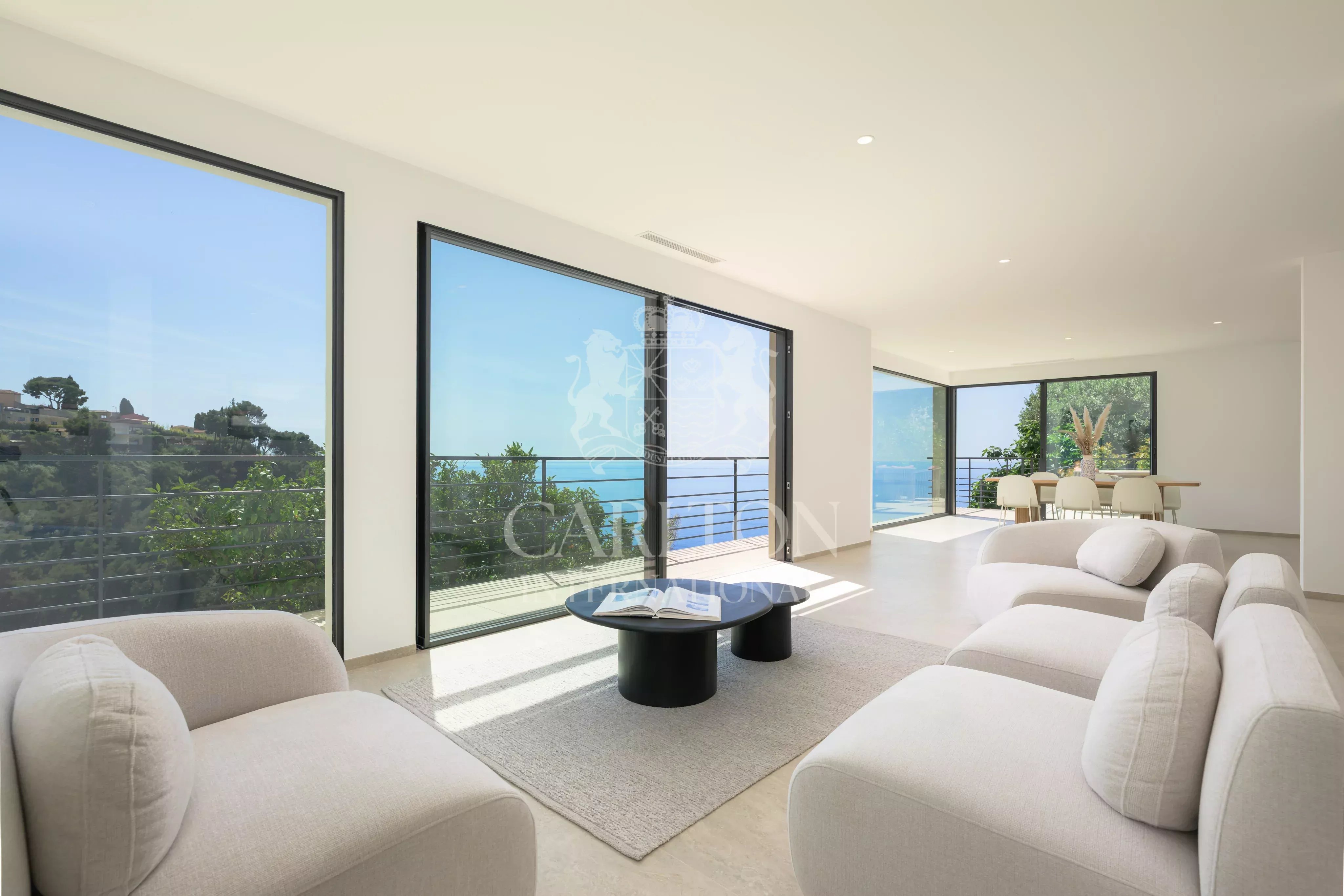 Villa contemporaine avec vue mer panoramique – Quartier du Serret, à quelques minutes de Monaco