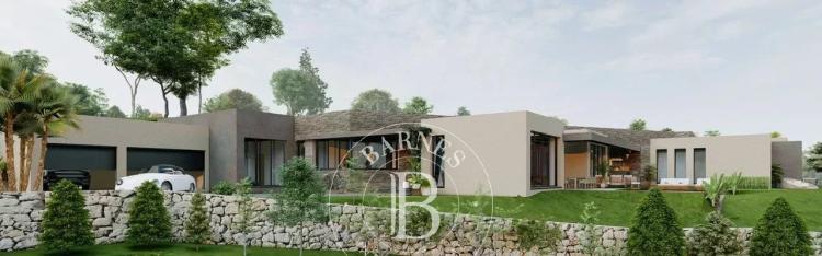 Biot - Terrain constructible 1798 m² - Vue mer époustouflante