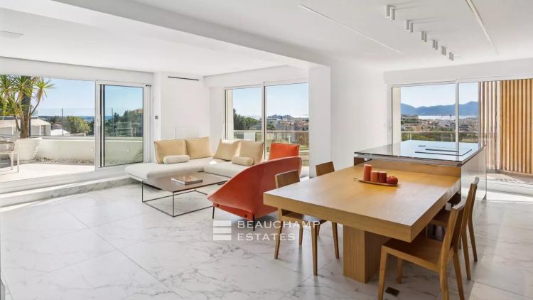 Penthouse avec vue mer panoramique