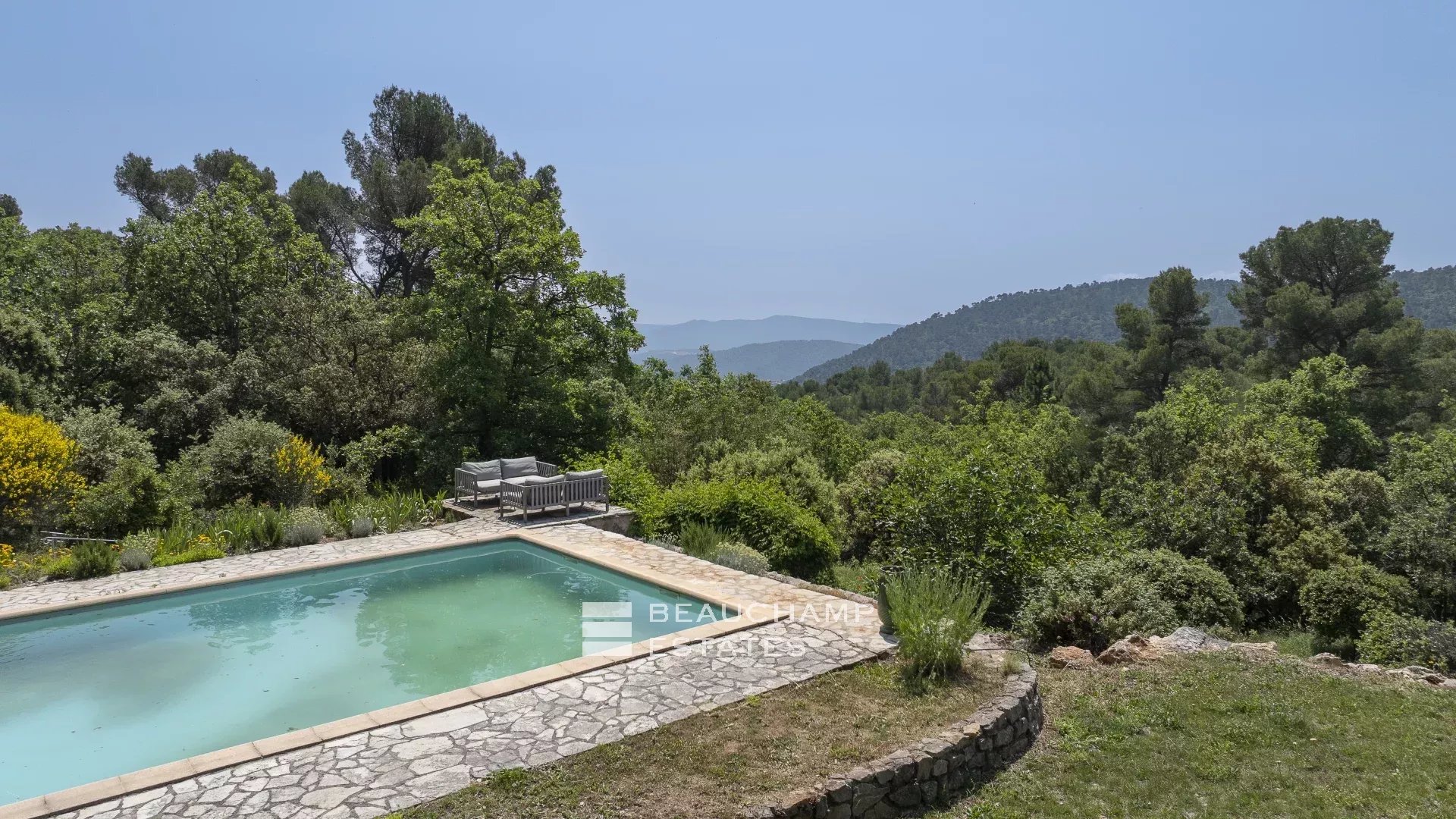 Villa de charme 4 chambres avec vue panoramique- Bargemon