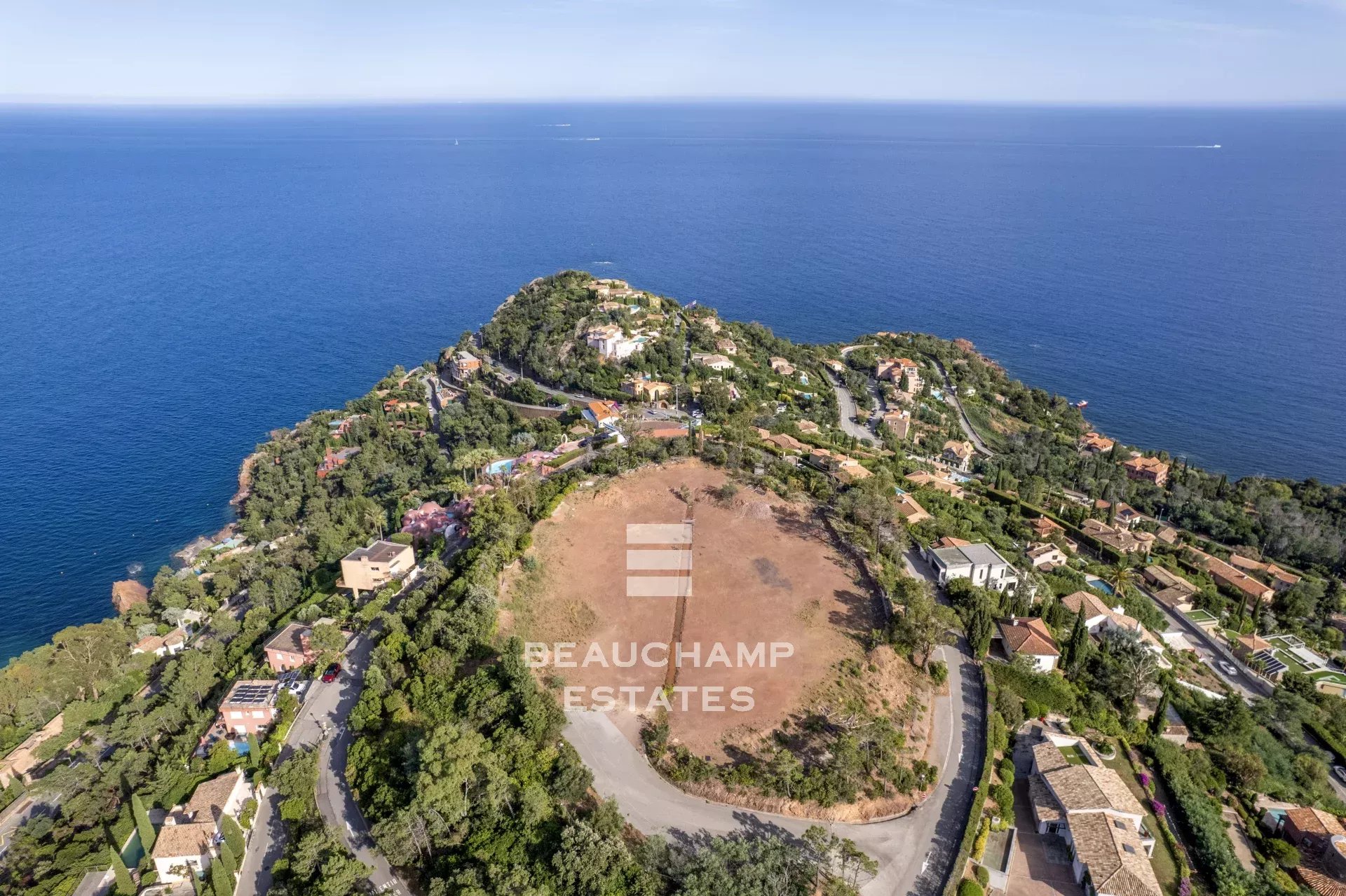 Terrain plat - Vue mer panoramique - Theoule sur Mer