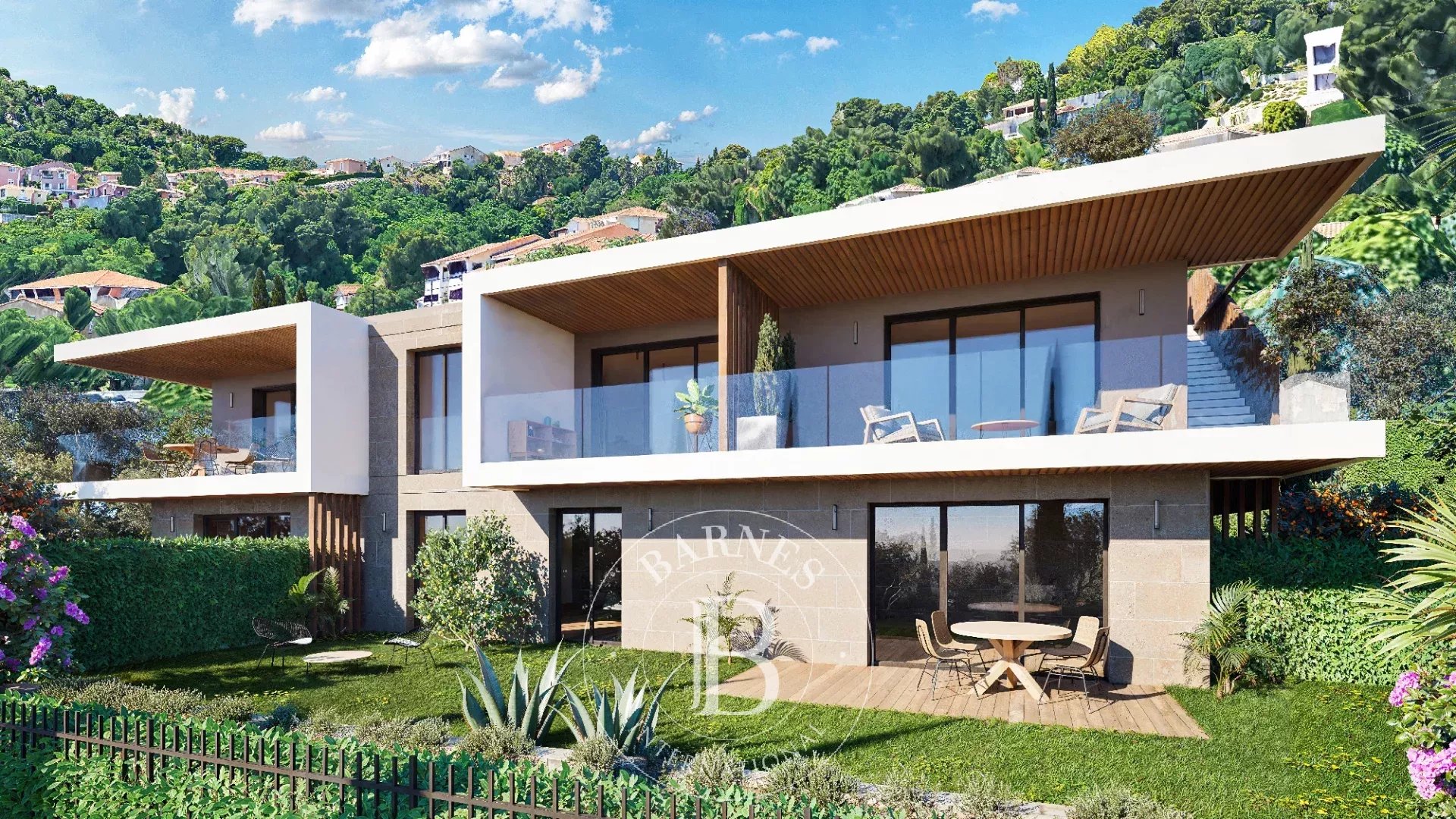 ÈZE – RAFFINÉ 4 PIÈCES DANS UNE RÉSIDENCE CONTEMPORAINE AVEC TOIT-TERRASSE - VUE MER PANORAMIQUE