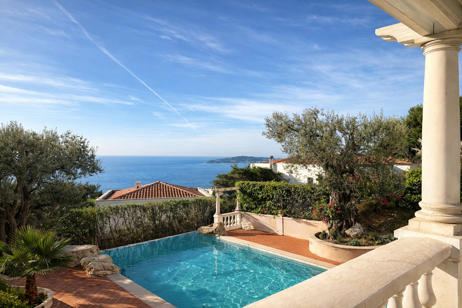 Cap d’Ail – Villa néo-provençale de prestige avec vue mer panoramique