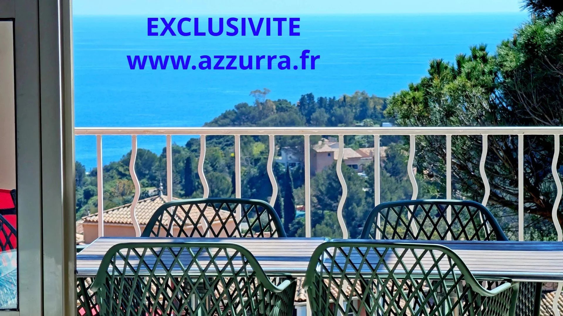 AGAY CAP ESTEREL 2 PIECES DERNIER ETAGE VUE MER PANORAMIQUE