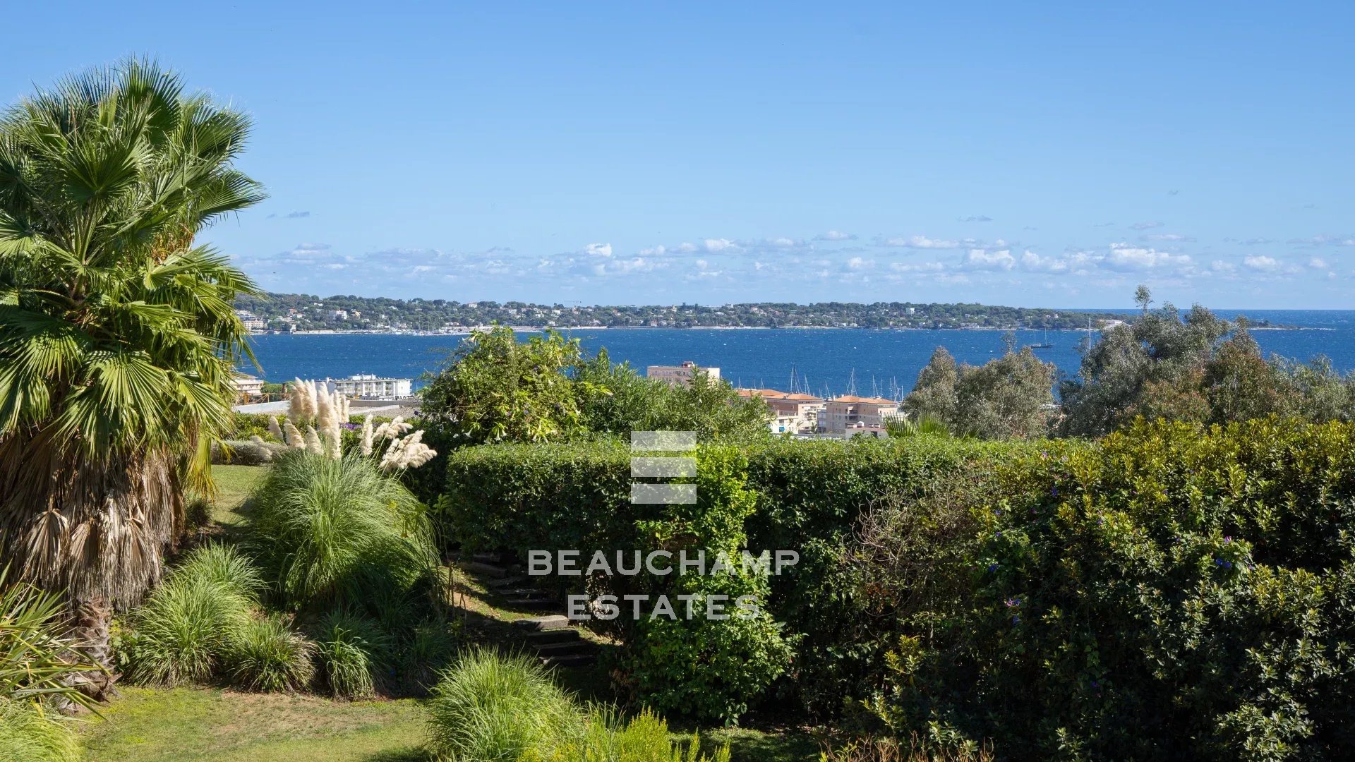 villa moderne avec vue mer panoramique - golfe juan