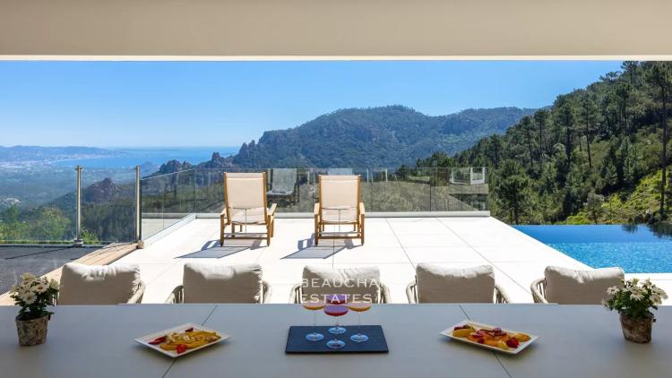 Villa contemporaine - 5 chambres, vue mer et montagne