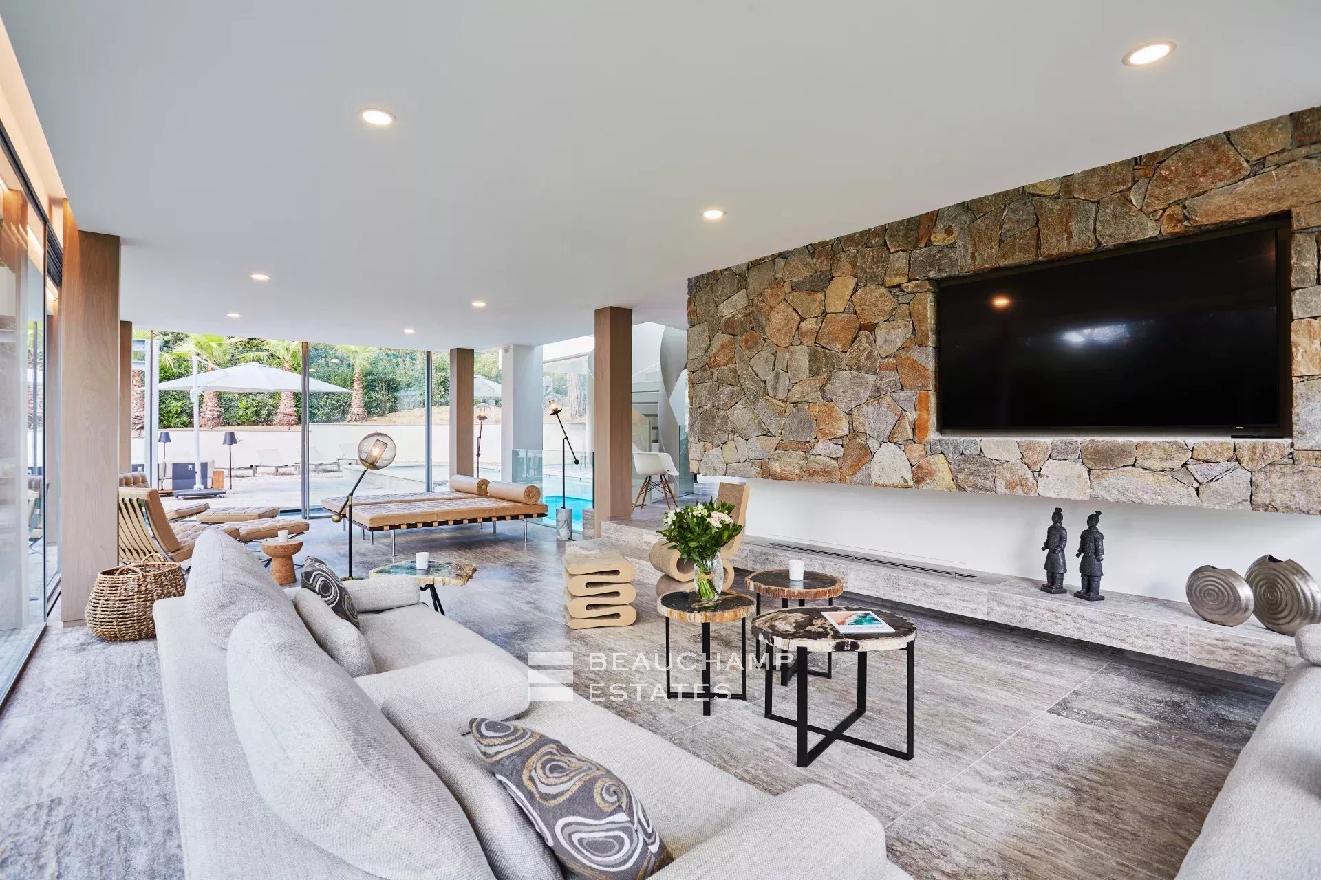 Magnifique villa dans un parc privé à Saint-Tropez