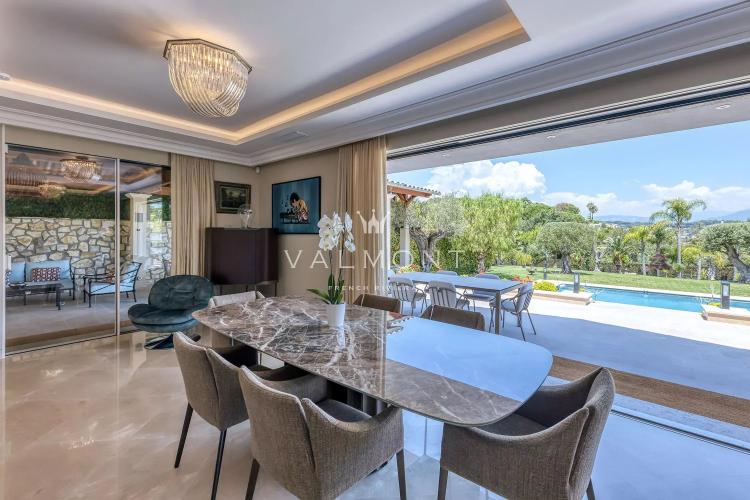 Super Cannes Vallauris renovated villa with panoramic views