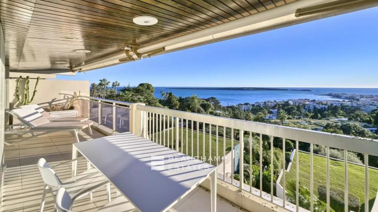 appartement avec vue mer panoramique - 3 chambres - cannes californie