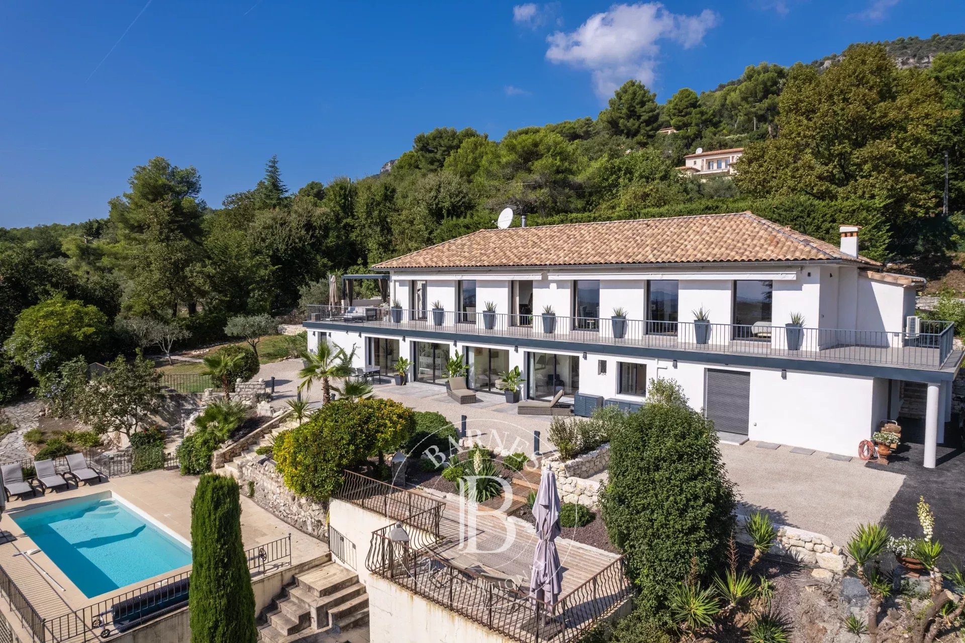 Villa contemporaine avec vue panoramique sur la Méditerranée - Tourrettes-sur-Loup