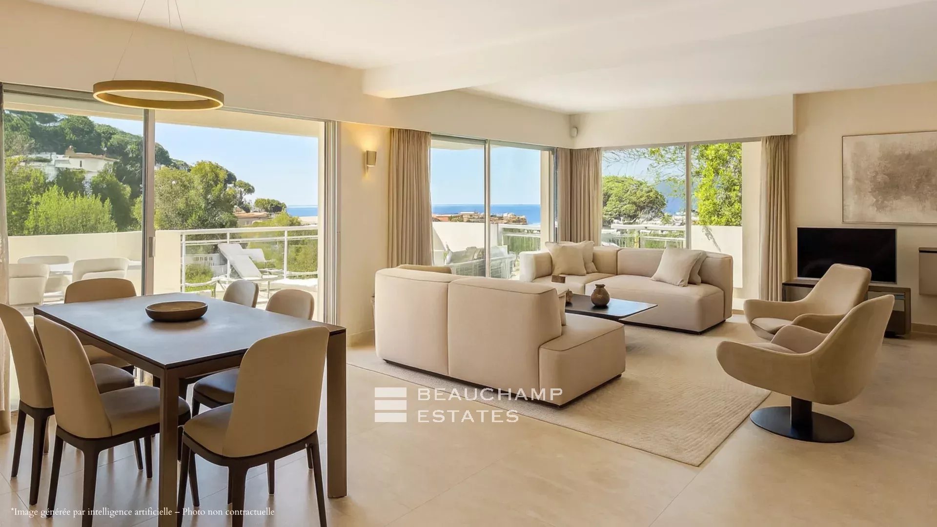 Cannes - Villa contemporaine Vue mer