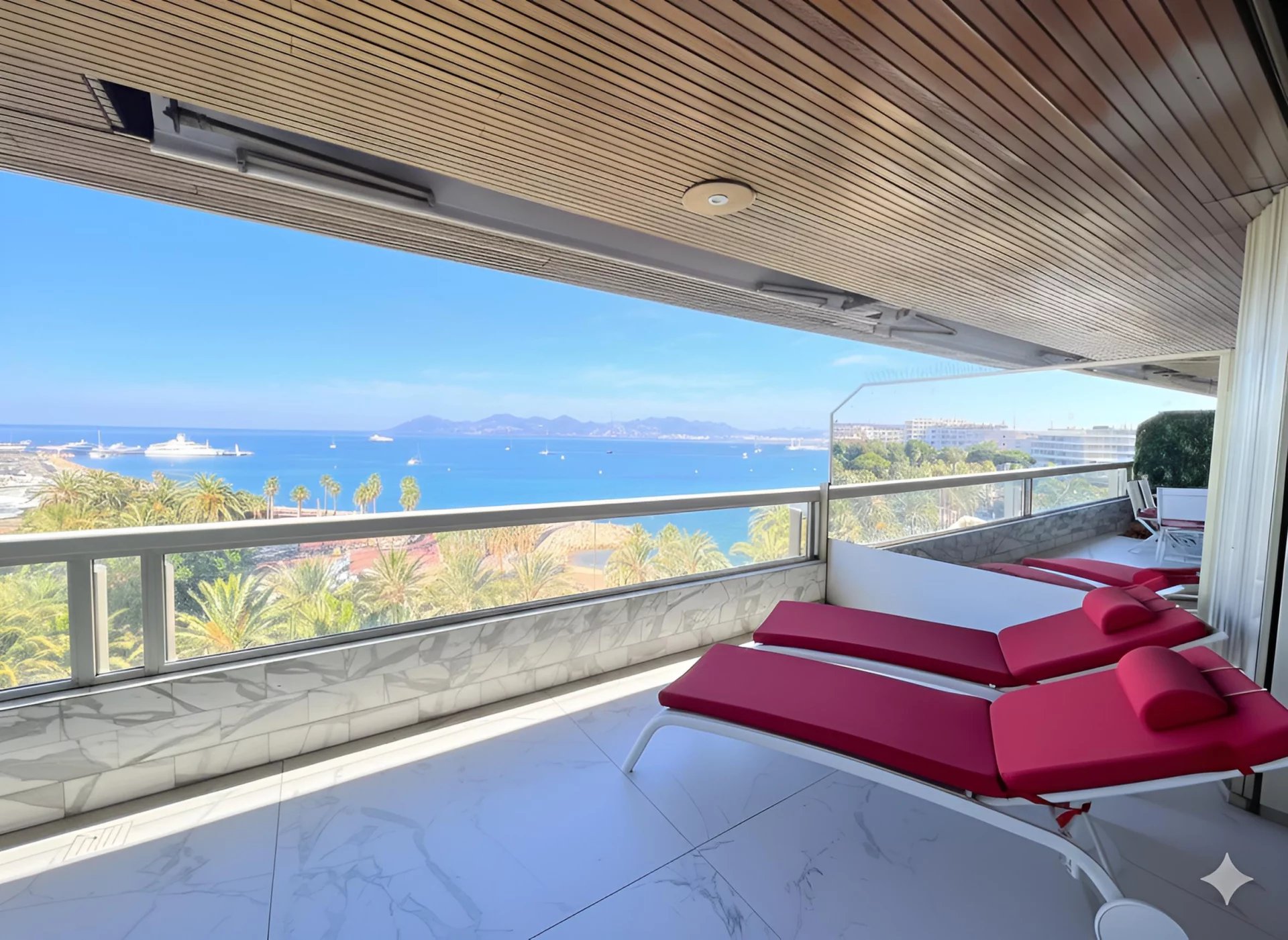 CANNES CROISETTE – 3P D'EXCEPTION – VUE MER PANORAMIQUE