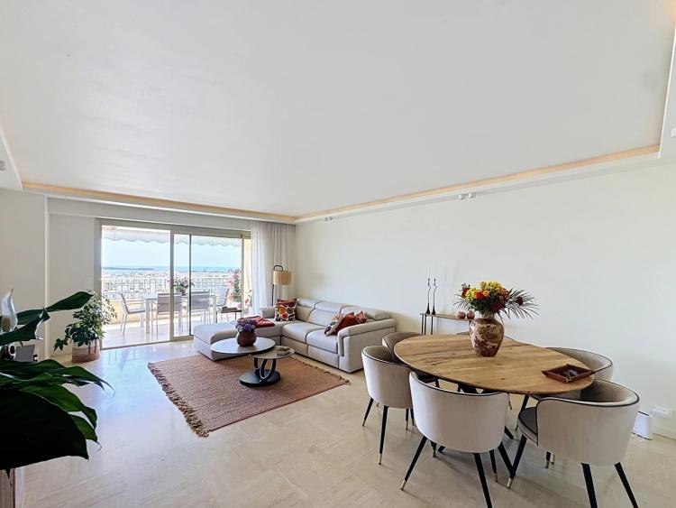 CANNES BASSE CALIFORNIE APPARTEMENT D'EXCEPTION 4 PIECES VUE MER