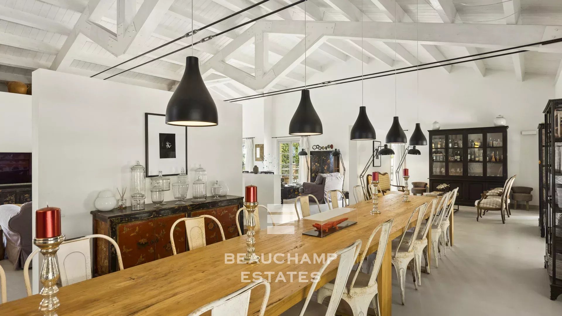 Propriété provençale en pierre 5 chambres avec vue mer - Grasse