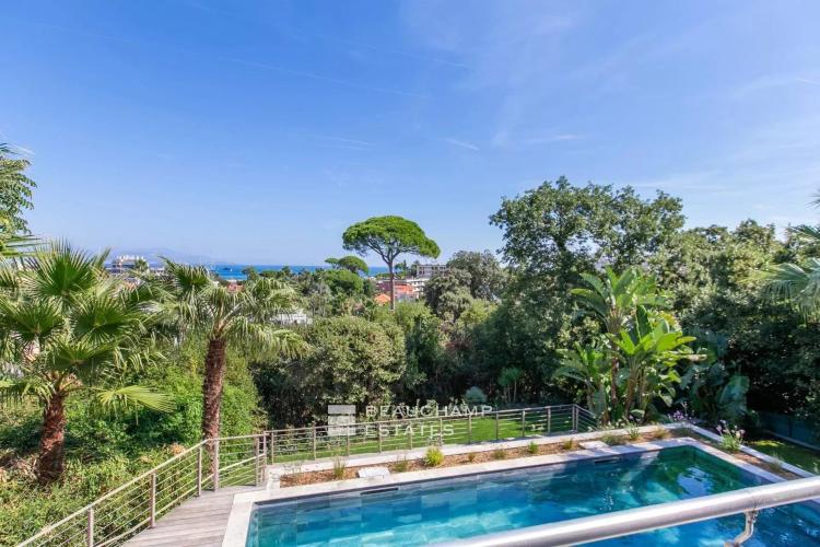 Villa moderne - 6 chambres - vue mer panoramique - cap d'antibes