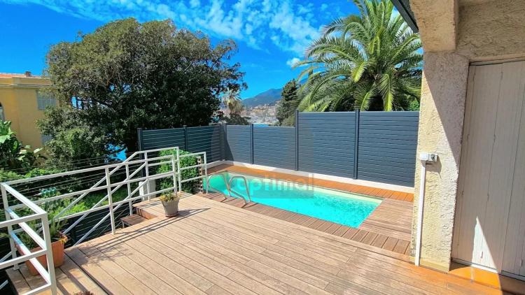 ? Charmante Maison de Ville mitoyenne avec Vue  –Mer et Menton Quartier Garavan, Menton