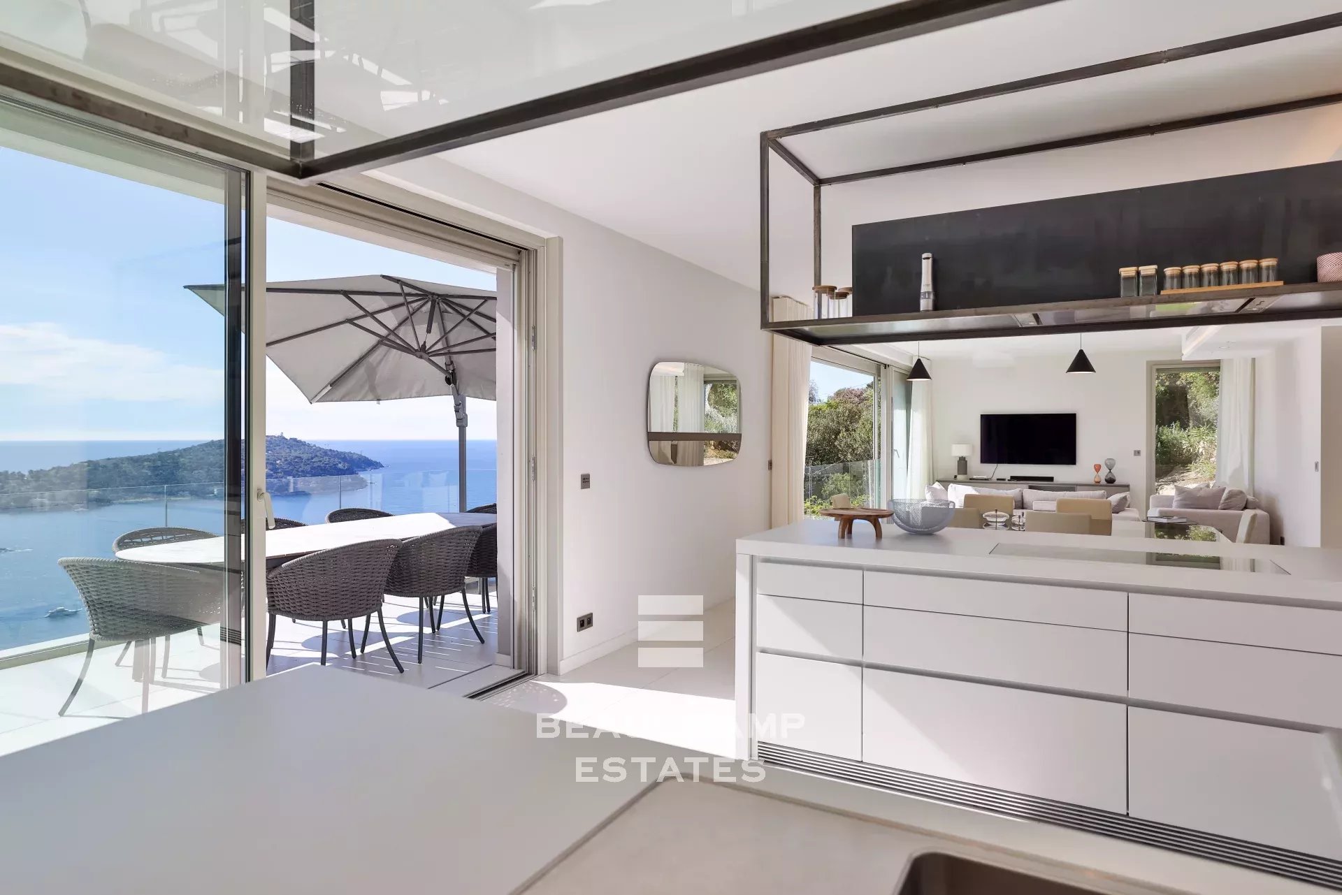 Villa contemporaine 5 chambres avec vue mer panoramique - Villefranche-sur-mer