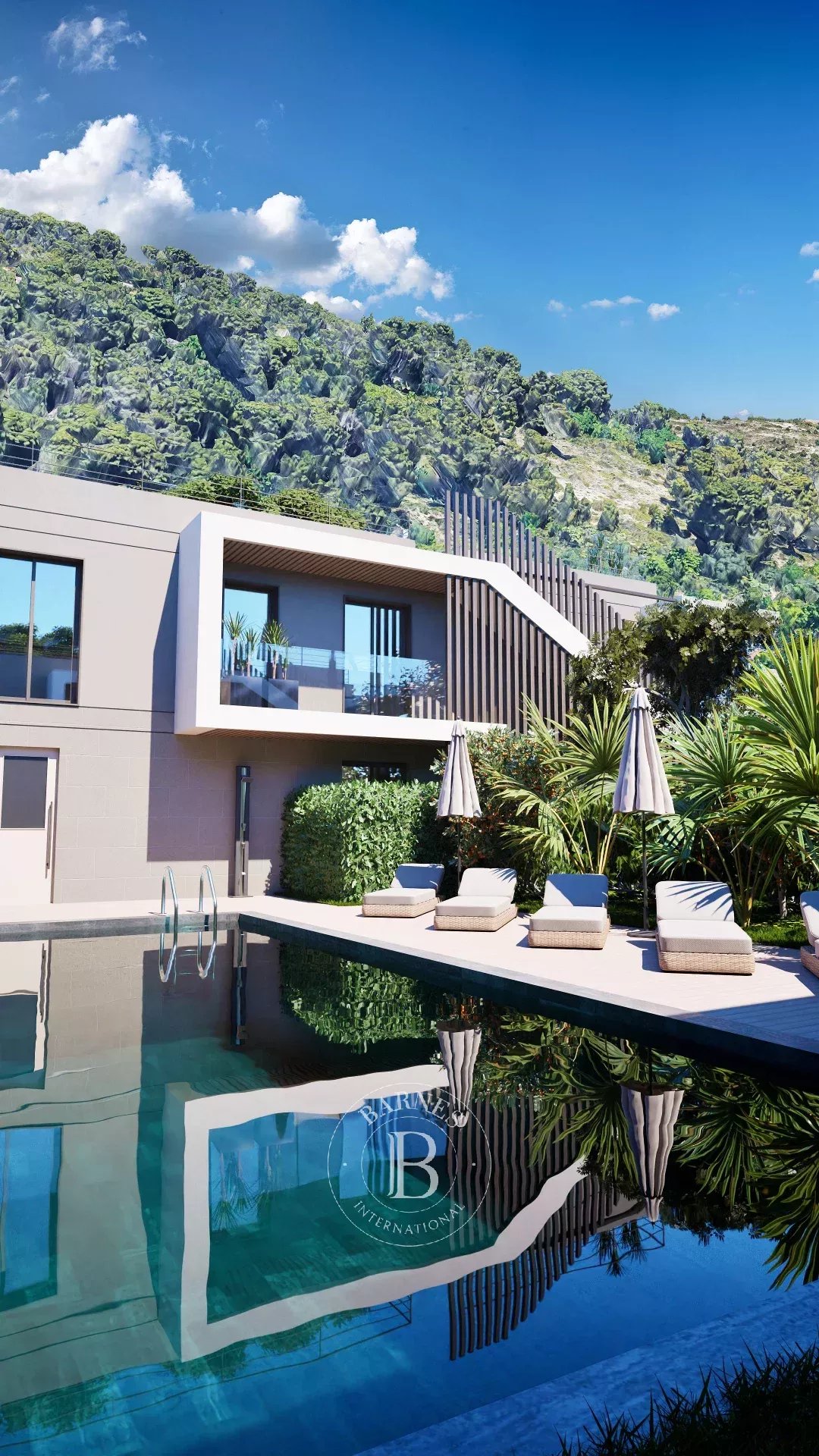 ÈZE – RAFFINÉ 4 PIÈCES DANS UNE RÉSIDENCE CONTEMPORAINE AVEC TOIT-TERRASSE - VUE MER PANORAMIQUE