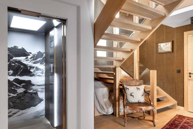Chalet d'exception avec ascenseur privatif et vue imprenable