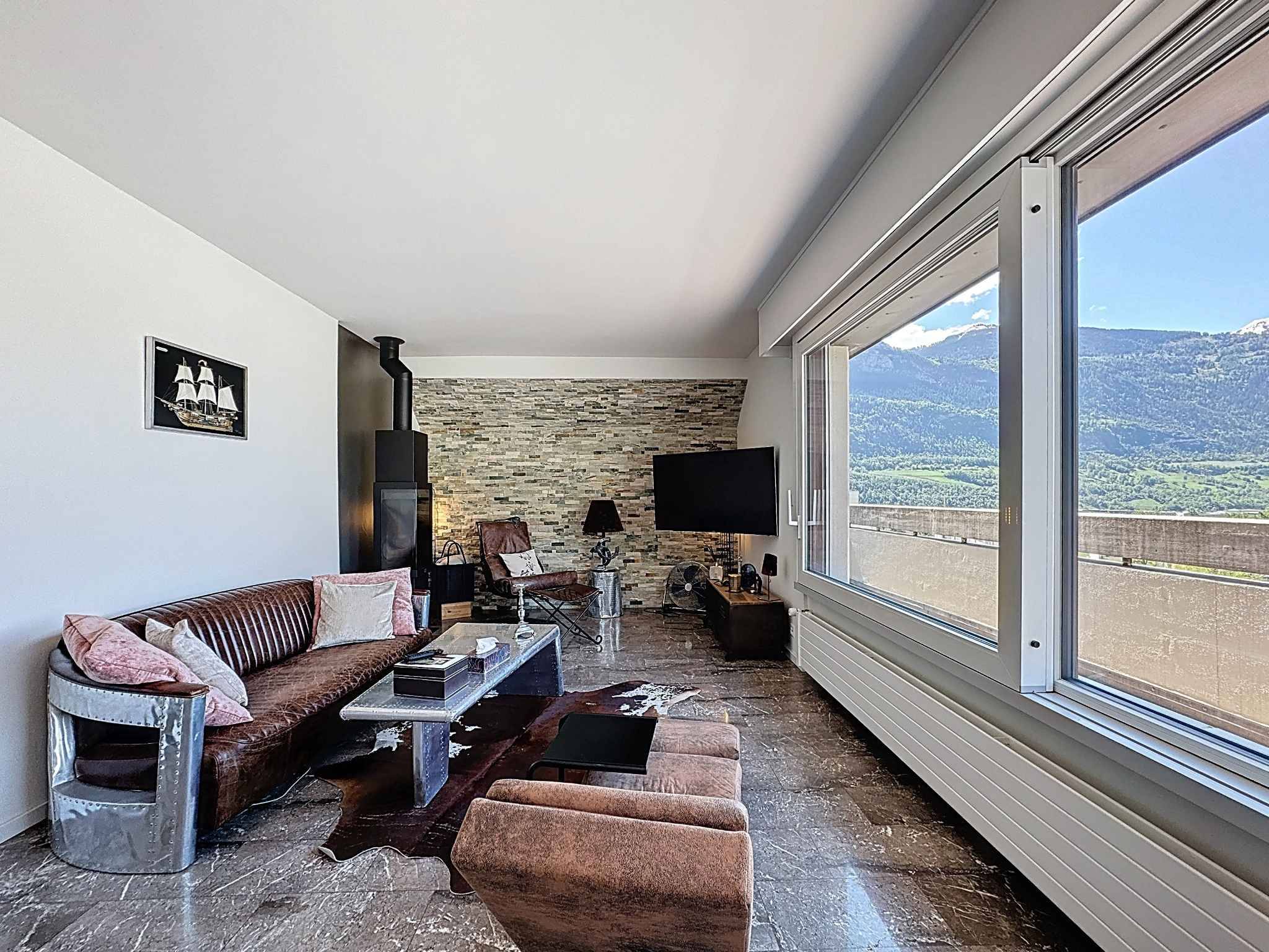 Attique duplex avec terrasse panoramique-Résidence secondaire 