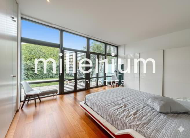 Loft meublé avec jardin et terrasse sur le toit