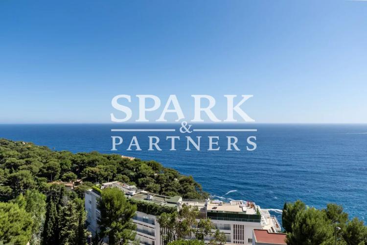 Roquebrune Cap Martin - Splendide 3P Vue Mer dans residence Belle Epoque