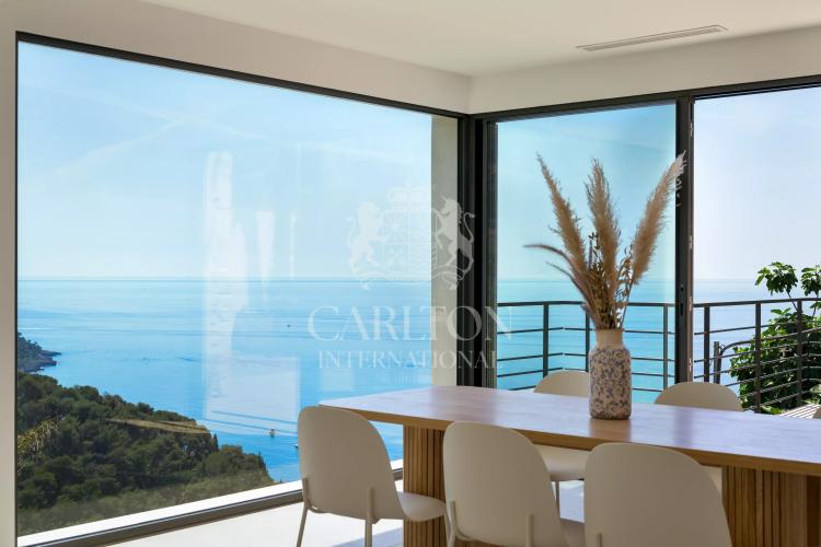 Villa contemporaine avec vue mer panoramique – Quartier du Serret, à quelques minutes de Monaco