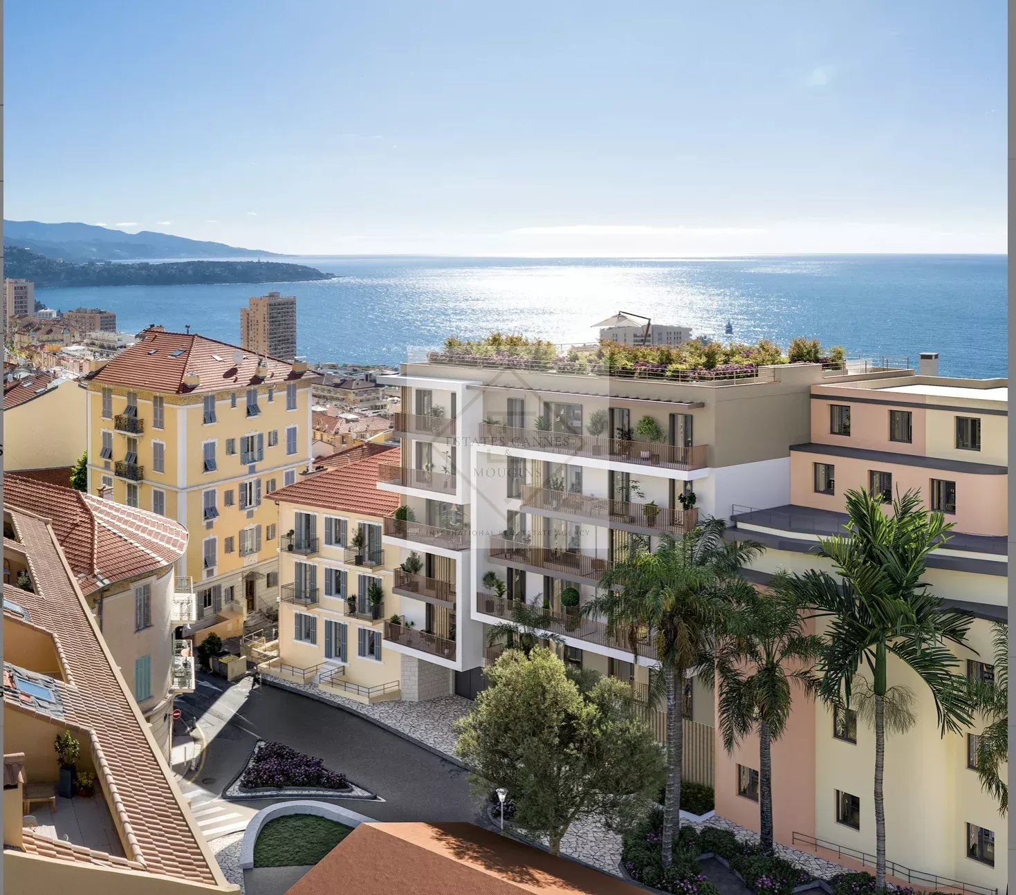 Appartement 4 pièces neuf avec vue mer à deux pas de Monte-Carlo