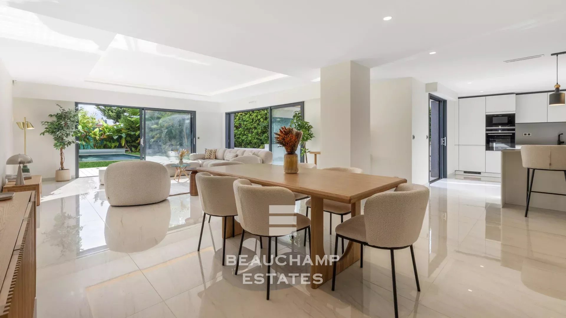 Appartement 4 chambres avec jardin et piscine - Saint-Jean-Cap-Ferrat