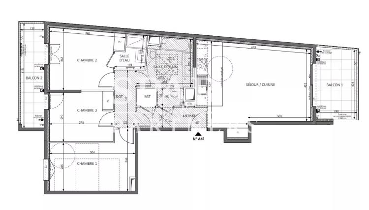 Beausoleil - Appartement T4 dans une résidence neuve