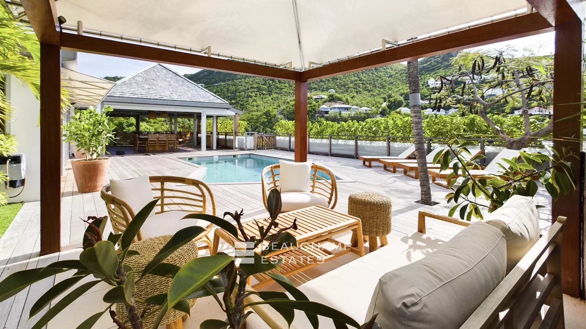 Villa 5 chambre avec vue mer dans les collines de Saint-Jean – Saint-Barth