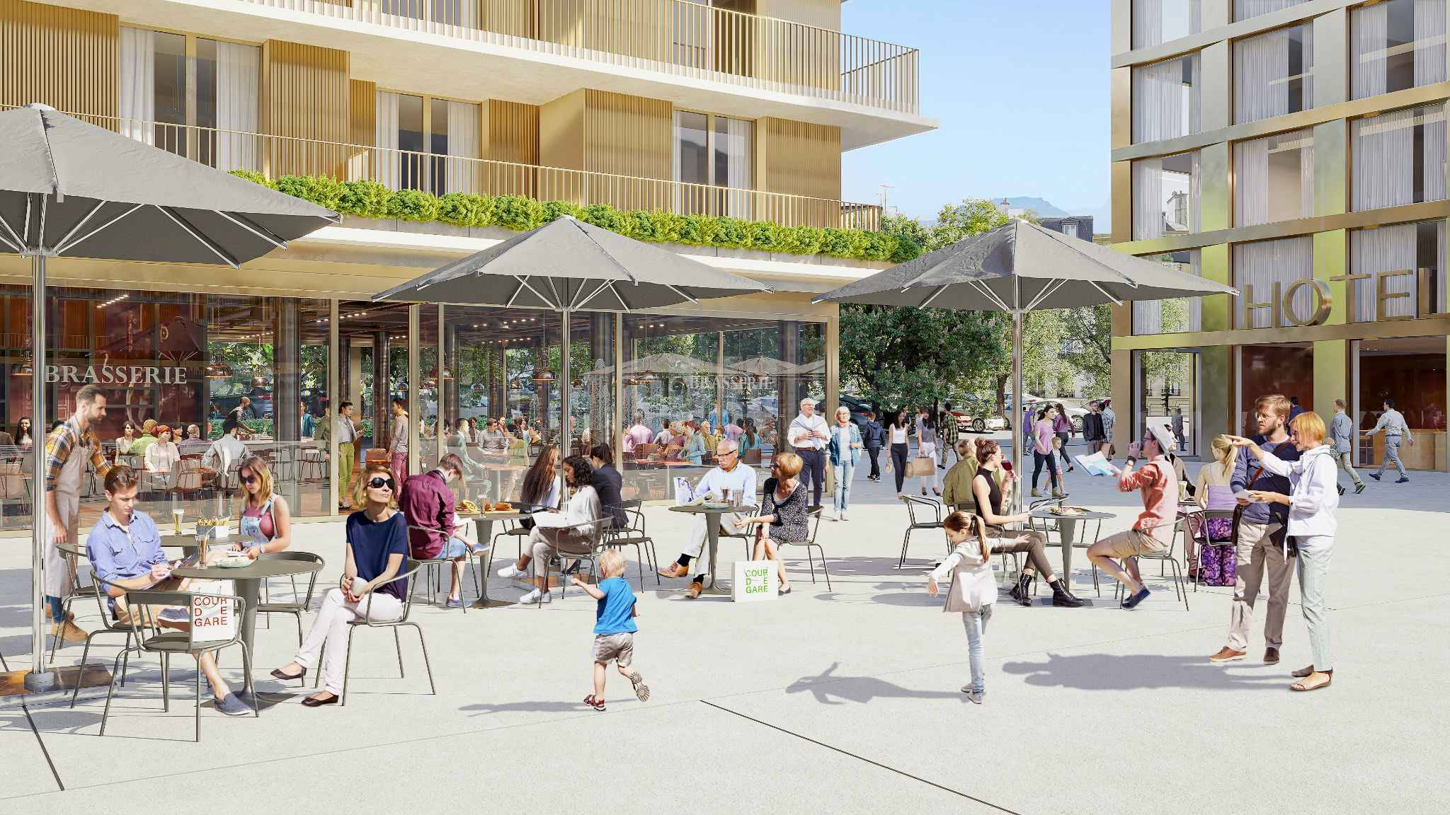 OPPORTUNITÉ - Arcade neuve de 142 m2 à louer dans le quartier Cour de Gare