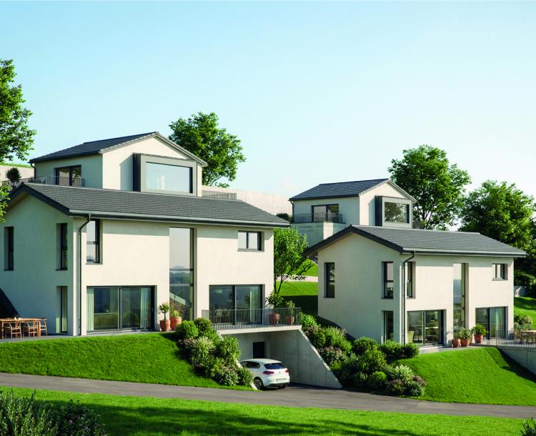 CHAMPLAN | 2 VILLAS INDIVIDUELLES DE 5.5 p