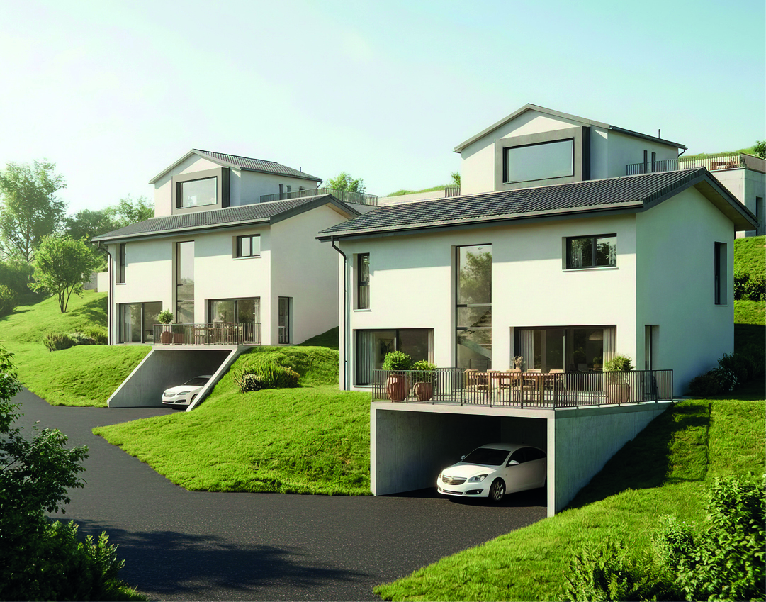 CHAMPLAN | 2 VILLAS INDIVIDUELLES DE 5.5 p