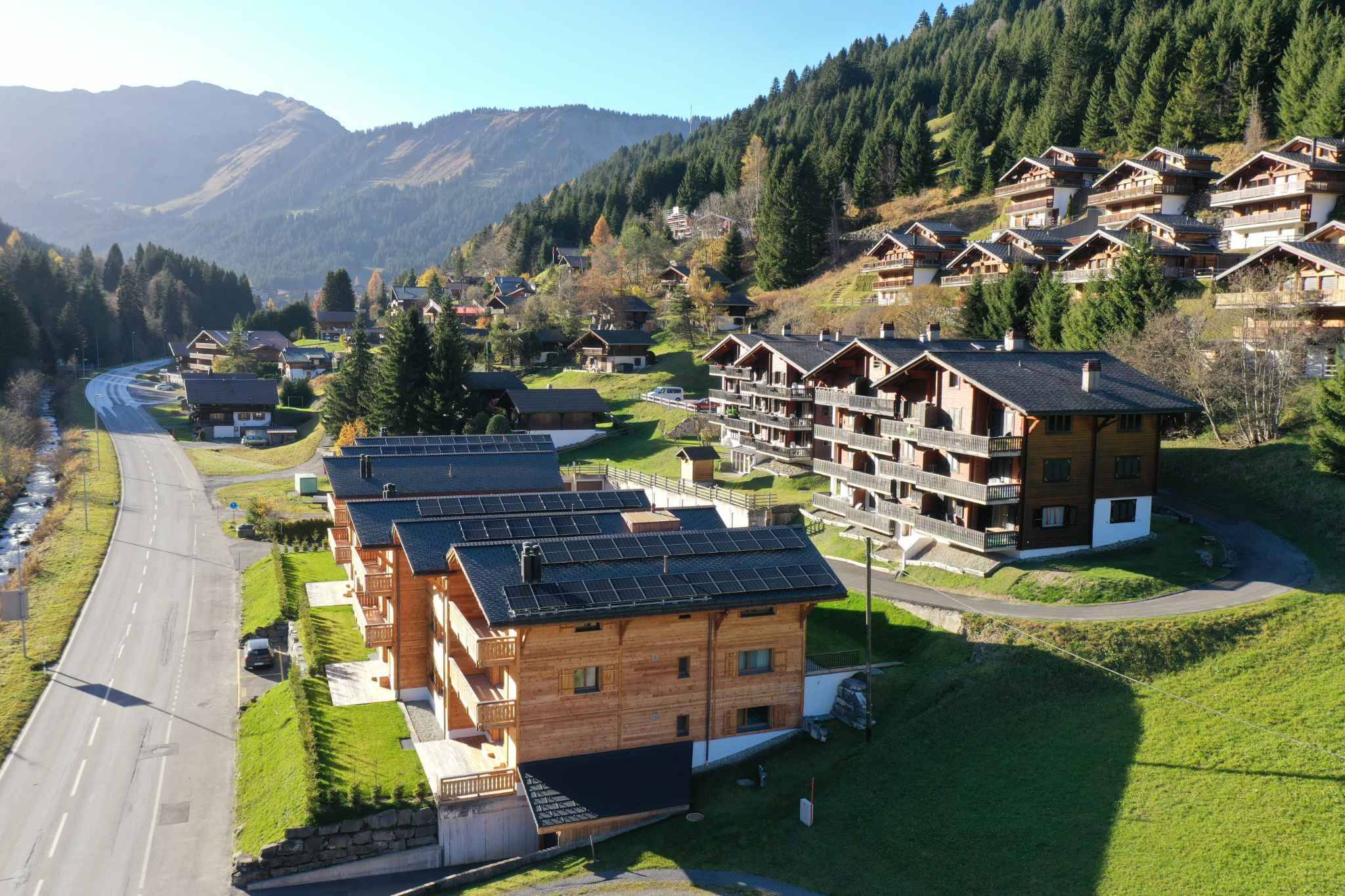 Duplex neuf avec jardin – L'élégance alpine au cœur des Portes du Soleil