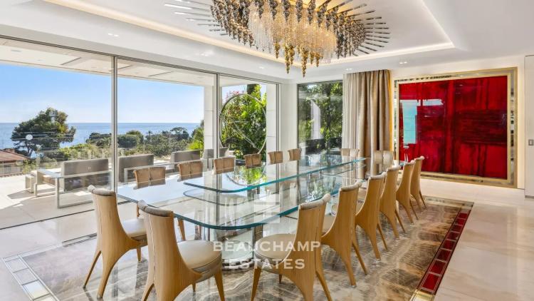 Villa contemporaine 5 chambres avec vue mer piscine chauffée et jacuzzi - Saint-Jean-Cap-Ferrat