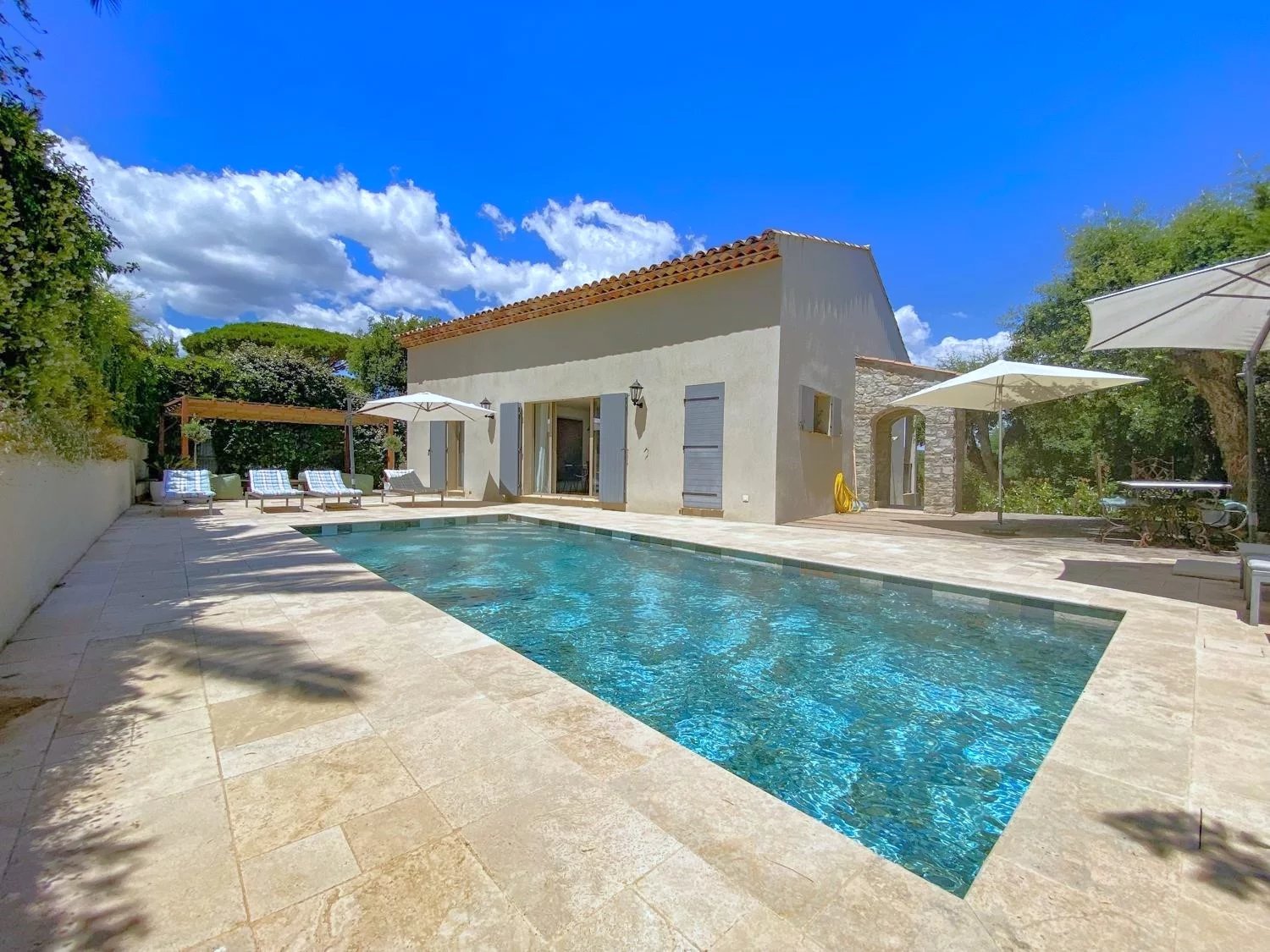 Propriété clé en main vue mer à vendre à Gassin
