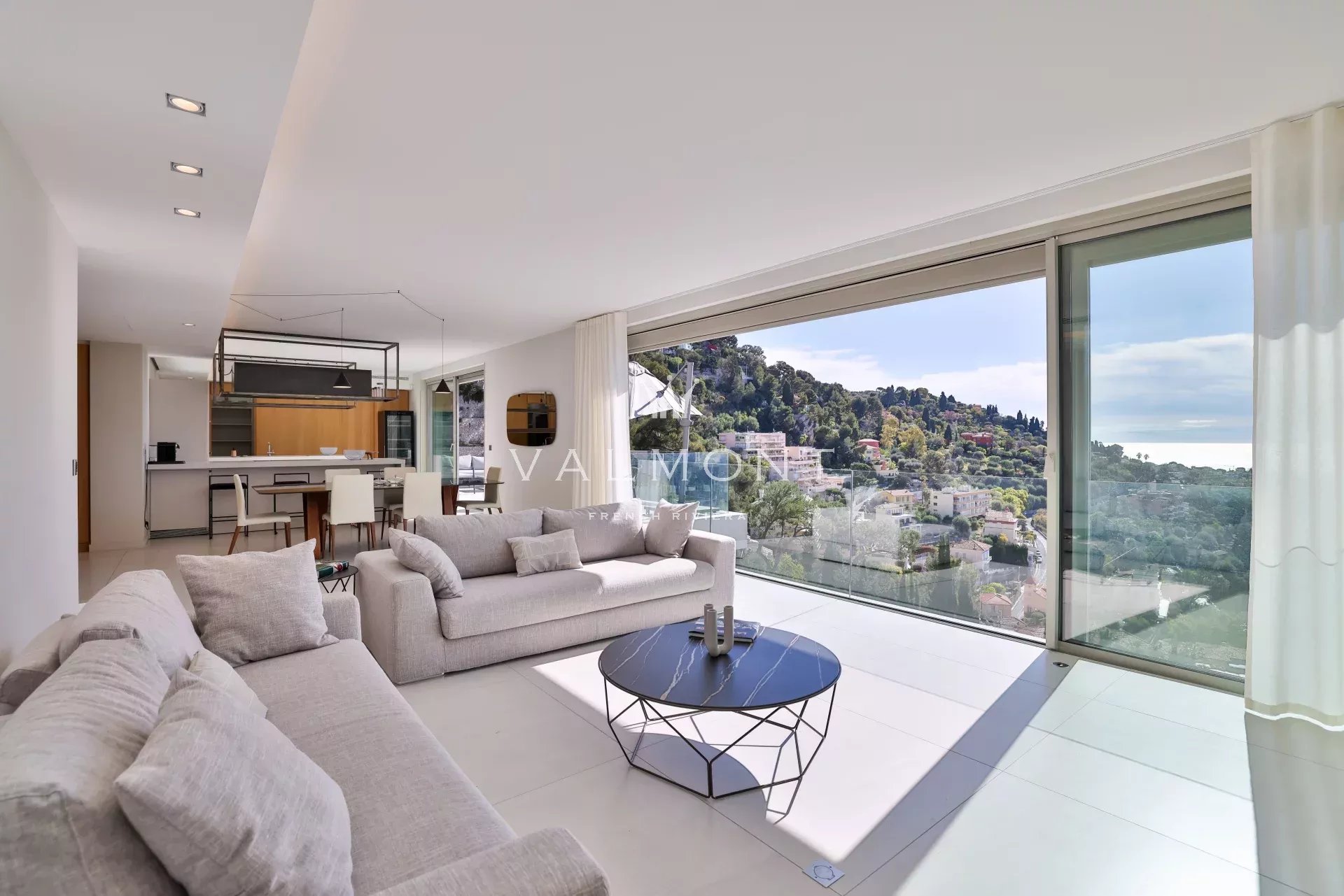 Villa contemporaine vue mer panoramique