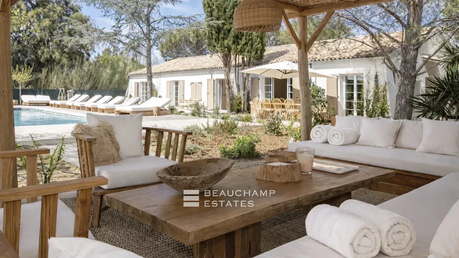 Villa bohème chic à deux pas de la plage des Canoubiers et du centre de Saint-Tropez