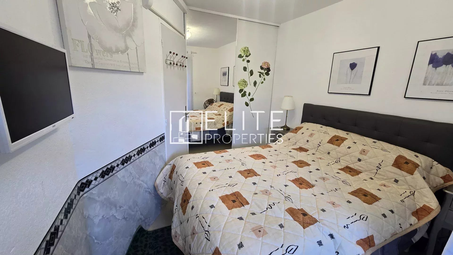 APPARTEMENT 2 PIÈCES DE 33m² + PISCINE, PARKING ET CAVE – MANDELIEU