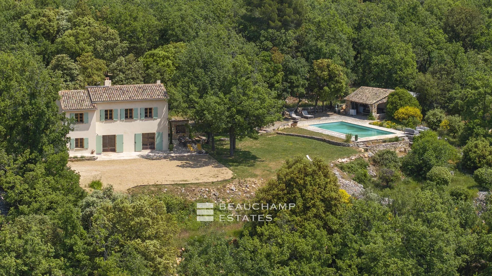 Villa de charme 4 chambres avec vue panoramique- Bargemon