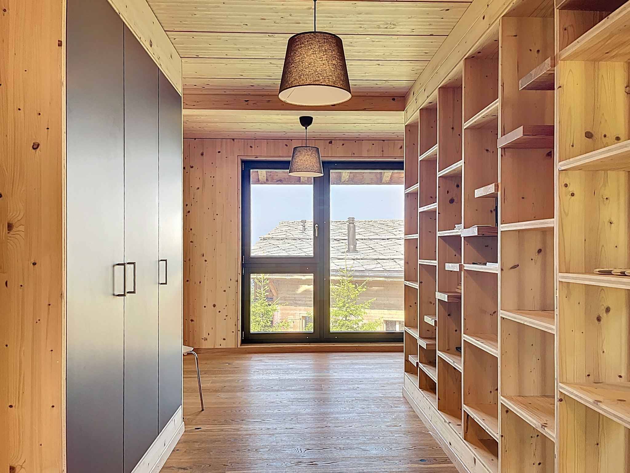 Chalet contemporain avec vue dégagée sur les montagnes