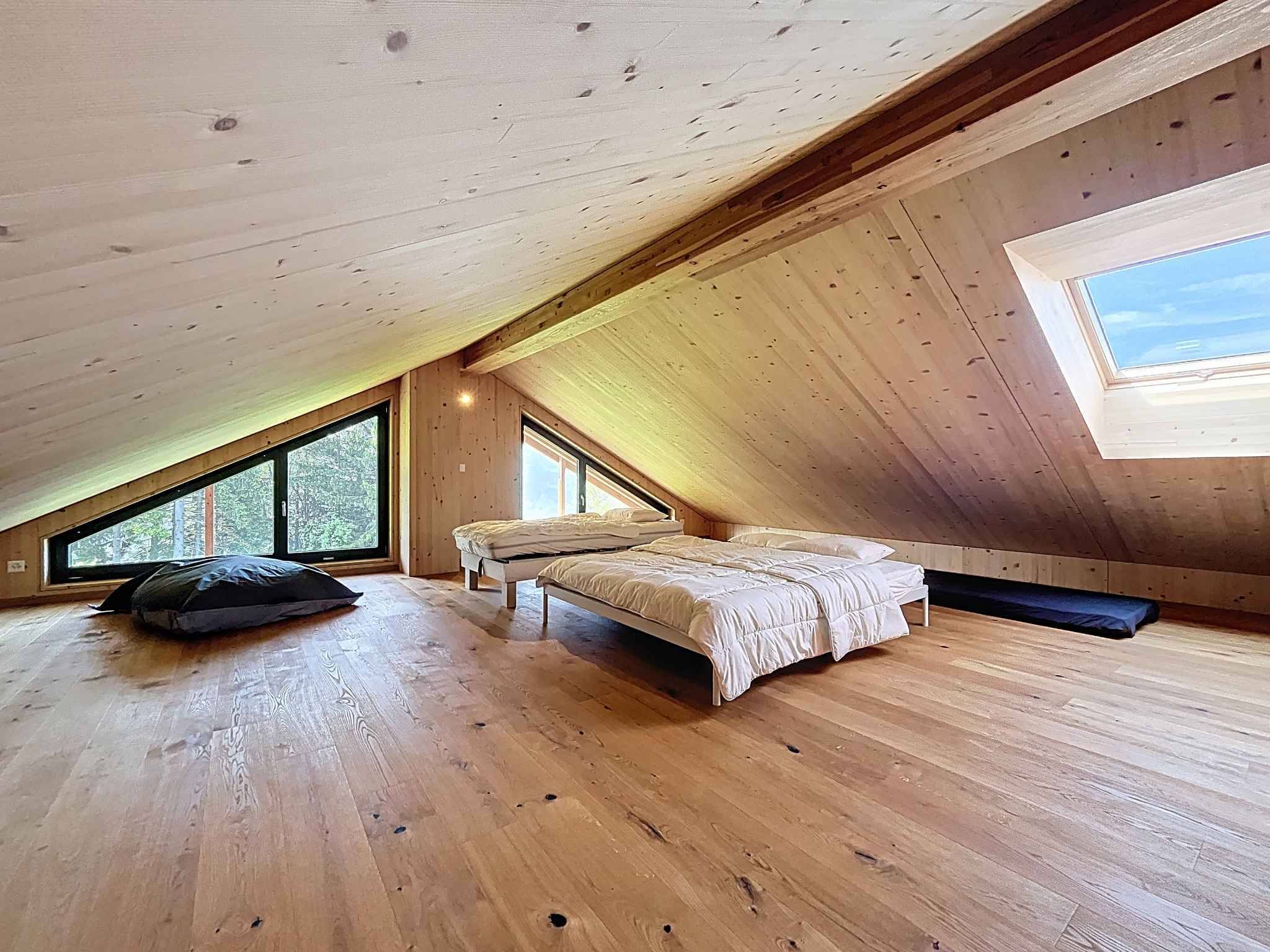 Chalet contemporain avec vue dégagée sur les montagnes