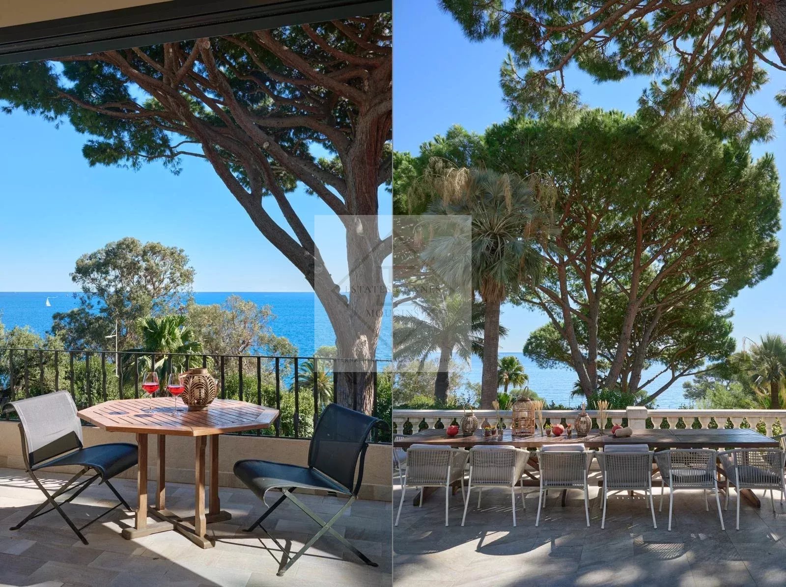 Villa de luxe à Cannes : Écrin d'élégance avec vue mer panoramique dans un domaine privé