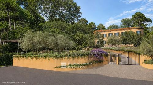 Mougins – Terrain avec permis pour villa provençale et piscine